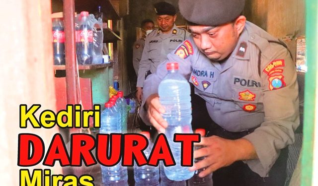 Operasi miras dilakukan Sat Samapta Polres Kediri Kota pada 24 Maret (humas)