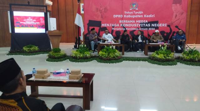 Jaga Kondusitivitas Tahun Pemilu, DPRD Kabupaten Kediri Gandeng Semua Jurnalis