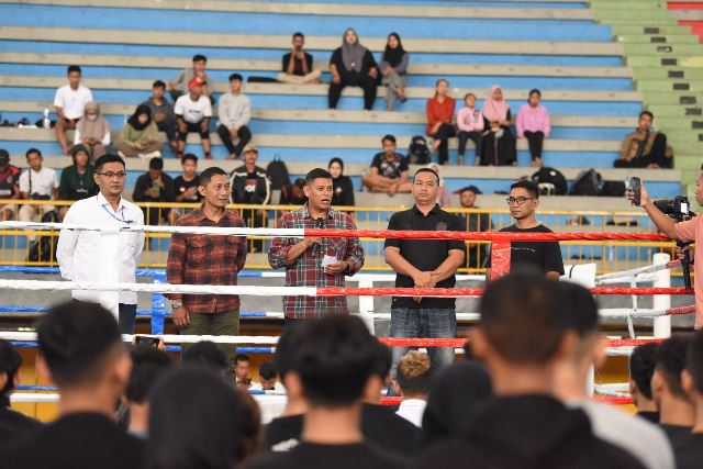 Abdullah Abu Bakar Buka Kejuaraan Kick Boxing Piala Wali Kota Kediri