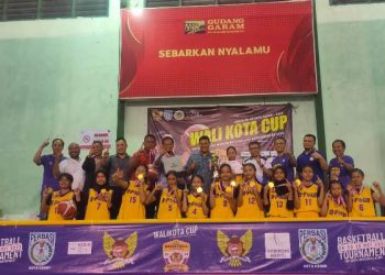 Tim Putri SDN Banjaran IV meraih Juara 1 Walikota Cup 2023 (Oktavian Yogi Pratama)