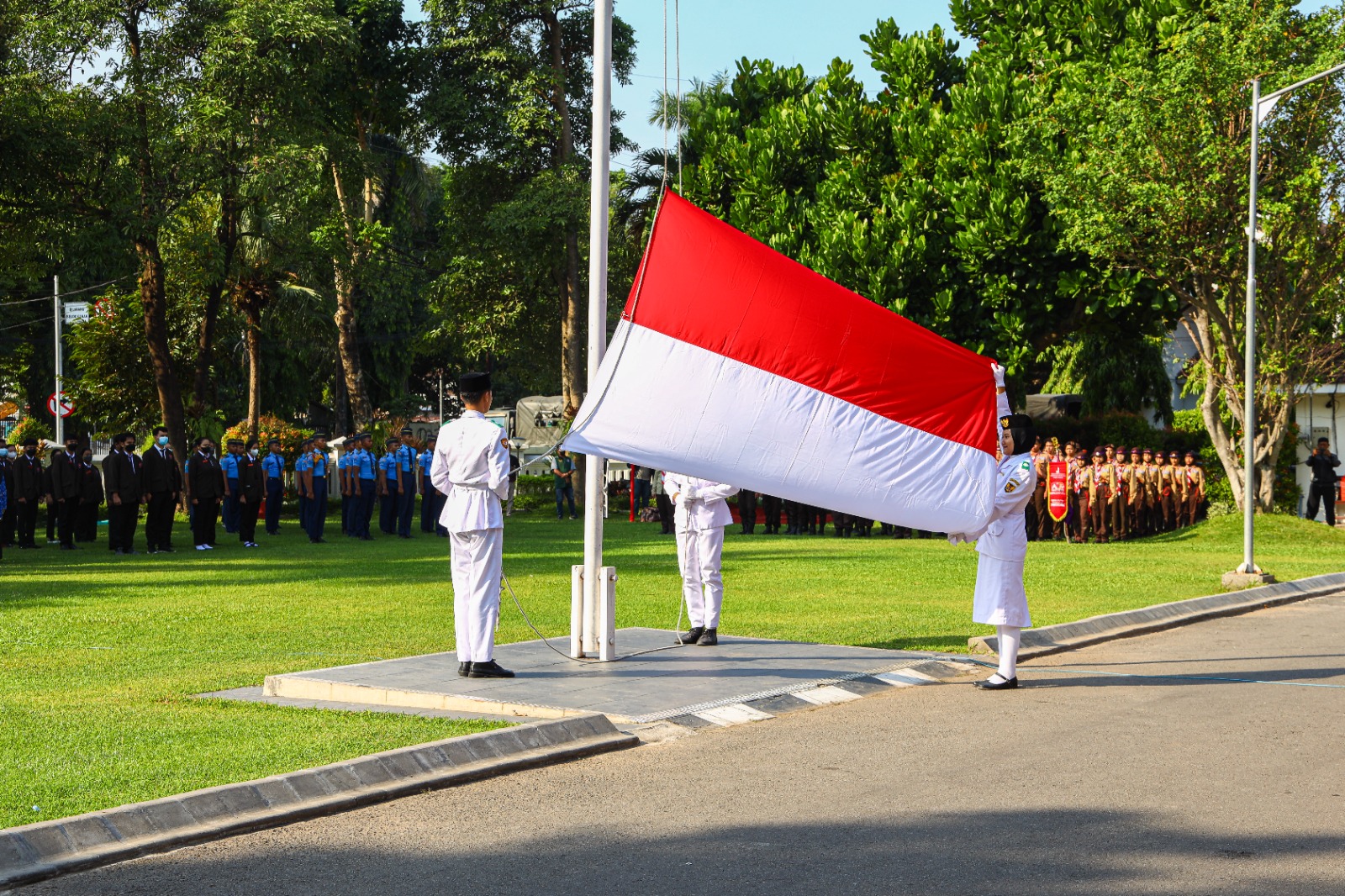 Peringati Hari Lahir Pancasila, Pemkot Kediri Gelar Upacara Bendera