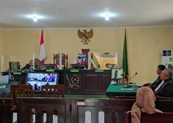 Suasana sidang digelar di Pengadilan Negeri Kabupaten Kediri (Wildan Wahid Hasyim)