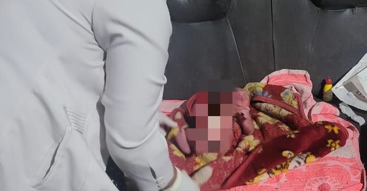 bayi baru lahir diduga dibuang (humas)