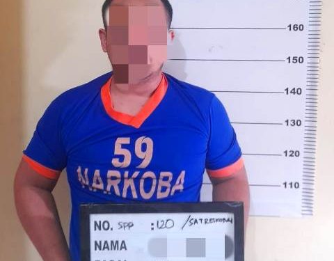 Foto diduga oknum anggota Polres Kediri Kota (istimewa)