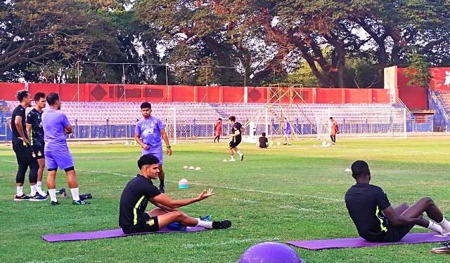 Jefinho dan Flavio menjalani pemulihan fisik (Sigit Cahya Setiawan)