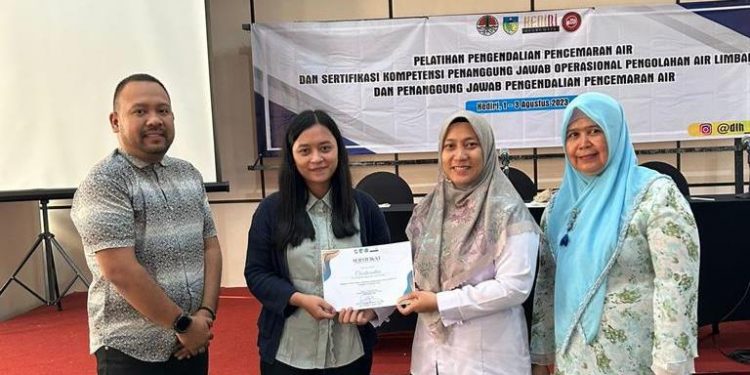 Pelatihan pengolahan limbah digelar DLH Kabupaten Kediri (istimewa)