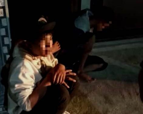 Sejumlah anak diduga pelaku pengrusakan truk diamankan warga (istimewa)