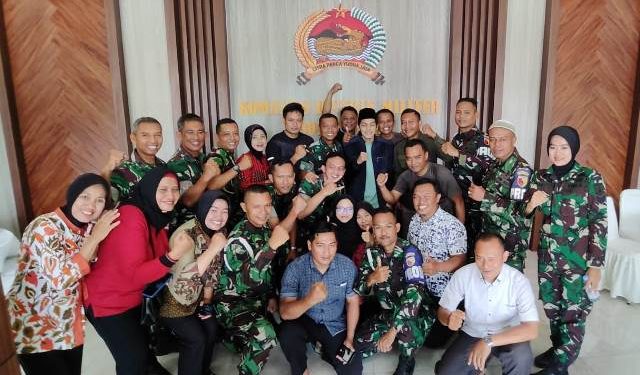 Silahturahmi Gus Iqham di Makodim Kediri (Nanang Priyo Basuki)