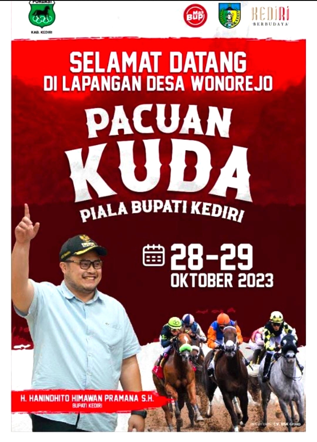 Ratusan Kuda se-Indonesia Dipastikan Meriahkan Piala Bupati Kediri