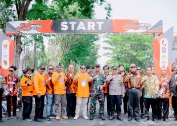 Suasana Kirab Budaya Pemuda Pancasila Kota Kediri (istimewa)