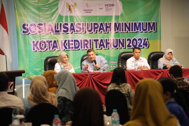 UMK Kota Kediri Naik 4,20%, Pemkot Kediri Beri Sosialisasi