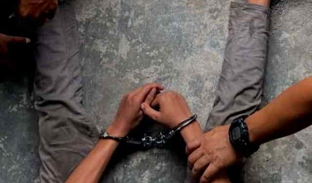 Terduga pelaku diamankan Unit Resmob Satreskrim Polres Kediri (istimewa)