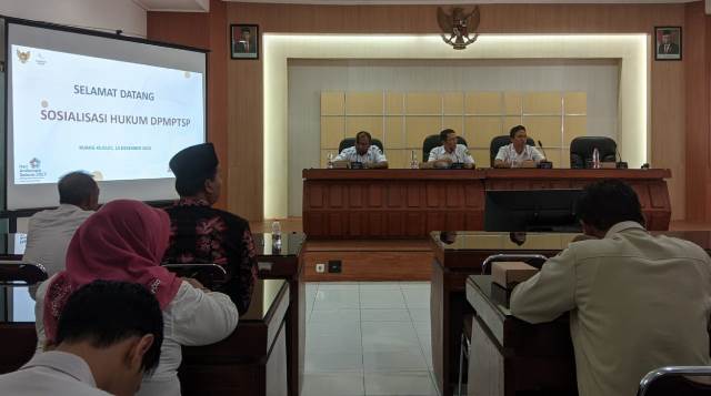 Sosialisasi hukum digelar DPMPTSP di Ruang Kilisuci Balai Kota Kediri (Kintan Kinari Astuti)