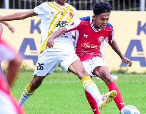 Persedikab saat menjamu PS Mojokerto Putra (persedikab)