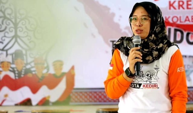 Indun Munawaroh, Kepala Pelaksana BPBD Kota Kediri (kominfo)