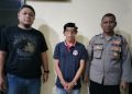 Agus Susilo usai dibekuk anggota Polsek Ngasem (humas)