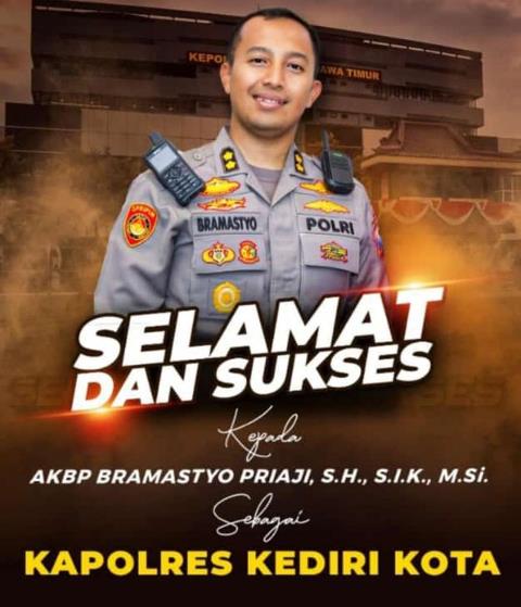 Rotasi Jabatan Kapolres Kediri Kota, Selamat Datang AKBP Bram