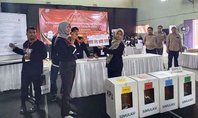 Terjadi Selisih Saat Simulasi Pemungutan Suara, KPU : Belajar dari Kesalahan