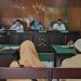Suasana putusan sidang pembunuhan di Pengadilan Negeri Kabupaten Kediri (Wildan Wahid Hasyim)