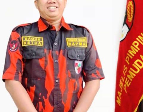 Bagus Romadhon, Ketua DPC SAPMA Kota Kediri (istimewa)
