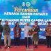 Gubernur Jawa Timur Khofifah Indar Parawansa saat meresmikan bangunan baru di SMA 5 Taruna Brawijaya (Sigit Cahya Setiawan)