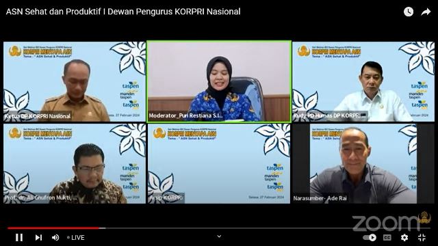 KORPRI Ajak ASN Pemkot Kediri Hidup Sehat dan Produktif