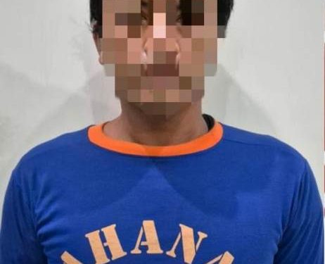 AS alias Bagong diamankan di Mapolres Kediri (istimewa)