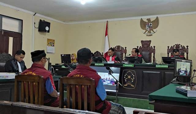 Sidang penipuan di Pengadilan Negeri Kabupaten Kediri (Wildan Wahid Hasyim)