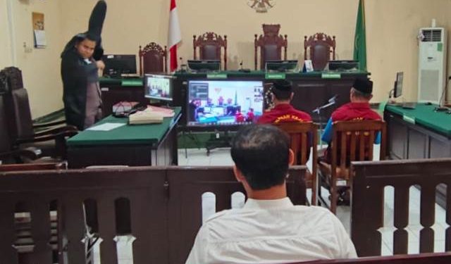 Suasana persidangan di Pengadilan Negeri Kabupaten Kediri (Wildan Wahid Hasyim)