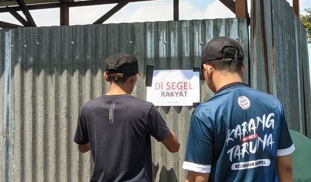 Perwakilan warga dan tokoh masyarakat datangi lokasi gudang milik Supriyadi (Kintan Kinari Astuti)