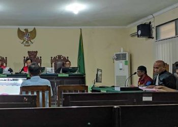 Suasana sidang di Pengadilan Negeri Kabupaten Kediri (Wildan Wahid Hasyim)