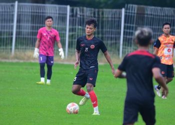 Persedikab saat melakukan laga uji coba (istimewa)