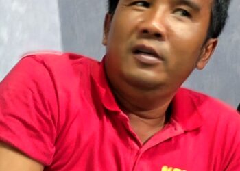 Supriyo selaku aktitifis anti korupsi yang juga Dewan Pengawas LSM Saroja (Nanang Priyo Basuki)