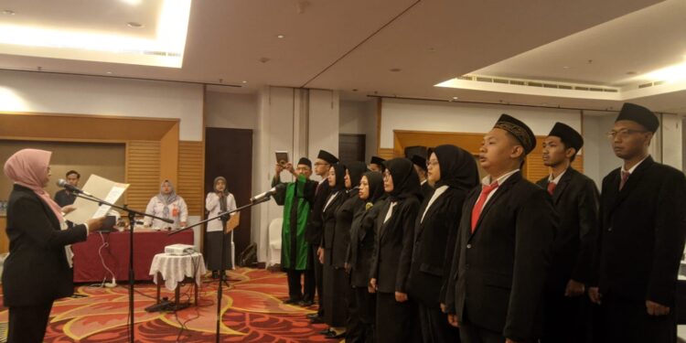 Suasana pelantikan PPK oleh KPU Kota Kediri (Kintan Kinari Astuti)