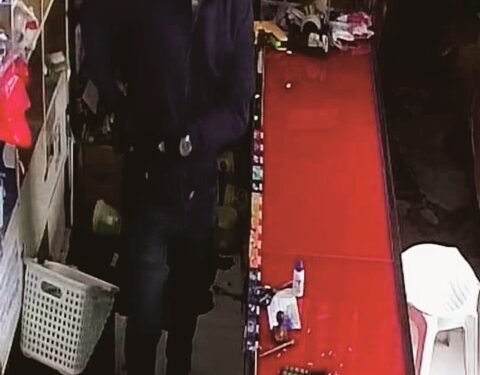 Tampak wajah pelaku terekam di CCTV (istimewa)