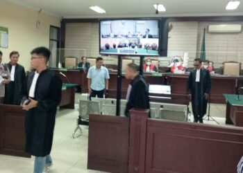 Suasana sidang di Pengadilan Tipikor Surabaya (istimewa)