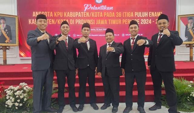 Anggota Komisioner KPU Kabupaten Kediri (humas kpu)