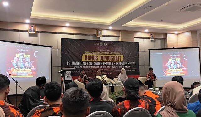 Sarasehan digelar SAPMA Kabupaten Kediri (Wildan Wahid Hasyim)