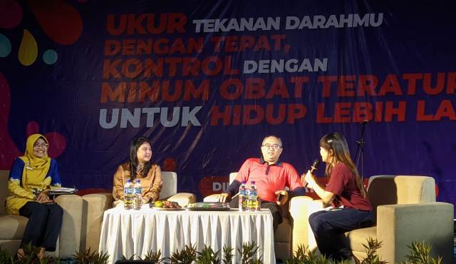 Gerakan Sadar Hipertensi dengan Pola Hidup Sehat Digelar Dinas Kesehatan Kota Kediri