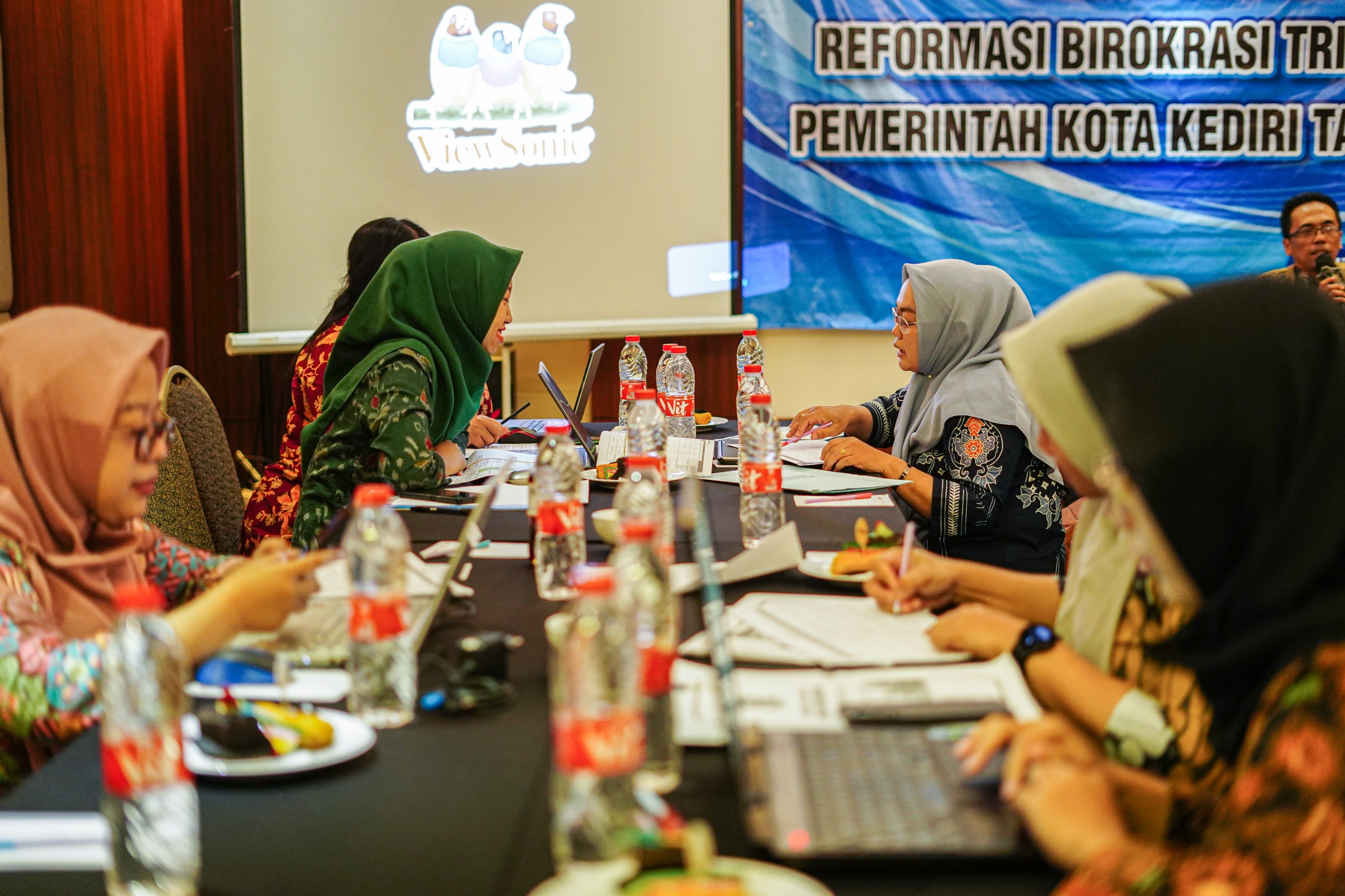 Amanat Permen PAN-RB, Inspektorat Kota Kediri Selenggarakan Evaluasi RB Triwulan II