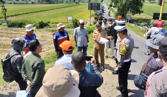 Pintu perlintasan bakal dipasang di Desa Tanon Kecamatan Papar (Wildan Wahid Hasyim)