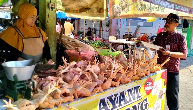 Gelar Monitoring Harian Pasar, Harga Komoditas di Kota Kediri Level Aman