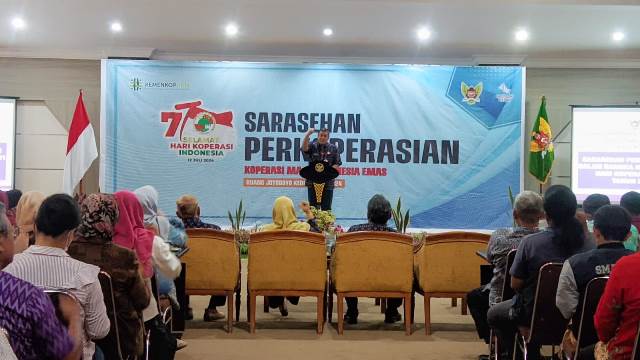 Sarasehan Koperasi digelar Dinkop UMTK Kota Kediri (Kintan Kinari Astuti)
