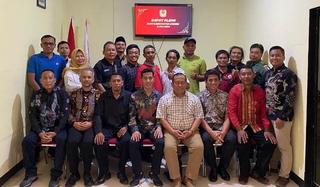 Rapat Pleno KONI Kabupaten Kediri terkait pengisian kekosongan jabatan (istimewa)