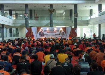 Acara sarasehan digelar BPBD Kabupaten Kediri (Kintan Kinari Astuti)
