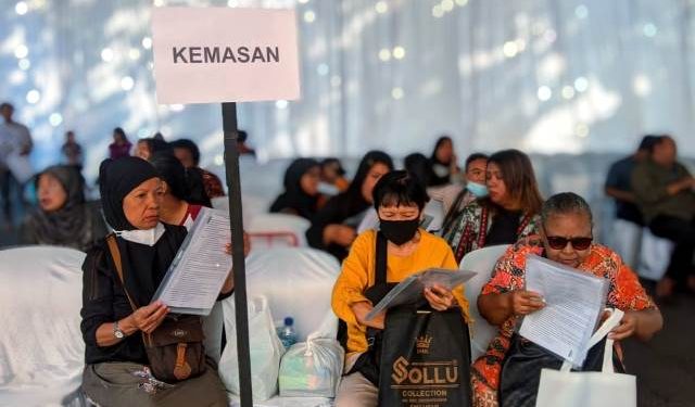 Suasana pencairan bantuan modal di GNI (Kintan Kinari Astuti)