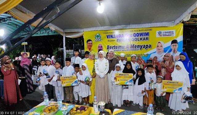 Acara Bertemu dan Menyapa digelar Andayani, Anggota DPRD Kota Kediri dari Partai Golkar (Nanang Priyo Basuki)