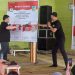 Simulasi pencoblosan kartu suara dilakukan Mas Dhito (Faustav Imaniarta Wijaya)