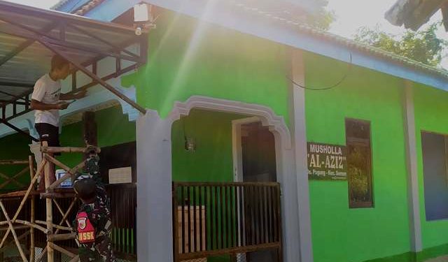 Renovasi Mushola Al Azis oleh Satgas TMMD (Muhamad Dastian YusuF)