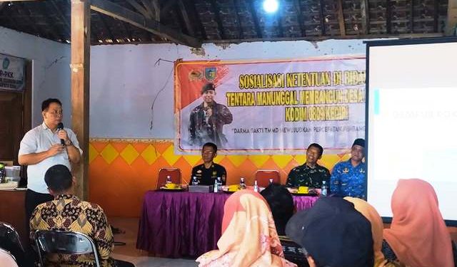Plt. Kasatpol PP, Kaleb memberikan materi (Muhamad Dastian Yusuf)
